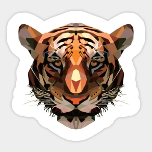 Vector illustration of tiger head mascot Sticker